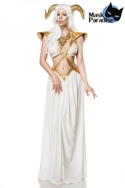 Feenkostüm: Golden Fairy/Farbe:weiß/gold/Größe:XL