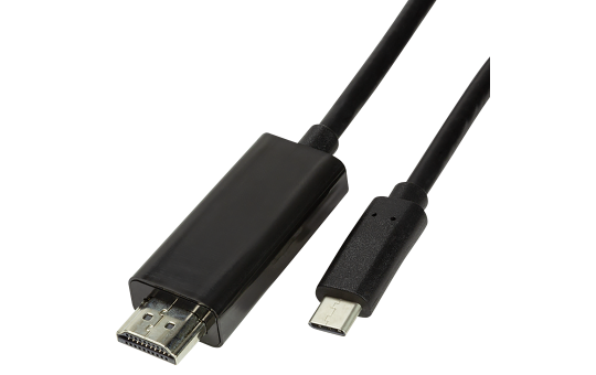 Adapterkabel USB-C auf HDMI 2.0 Stecker, 1,8m