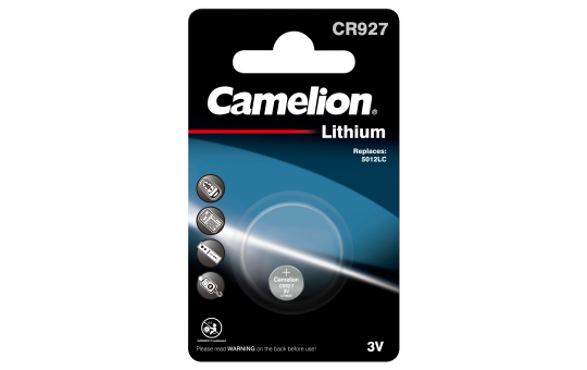 Knopfzelle CAMELION, CR927 3,0V, Lithium, 1er-Blister