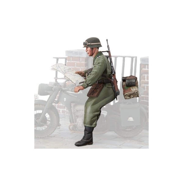 1/16 Figurenbausatz Deutscher Motorrad Soldat 2