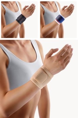 Bort Stabilo Handgelenkbandage,weiß/blau Gr.2,