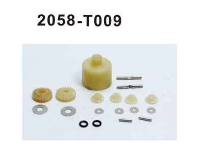2058-T009 Brutal Pro Differential Bauteile Set