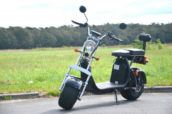 Coco Bike Fat E-Scooter mit Straßenzulassung bis zu 40 km/h schnell - 35km Reichweite, 60V | 1500W |
