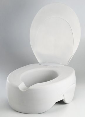 Toilettensitzerhöher REHOSOFT,mit Deckel 11,5cm,