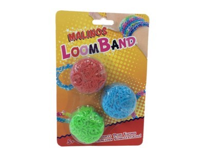 Malinos Loom Bands 750 Stück 750 Bands/24 Clips